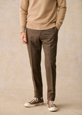 Pantalon Carl - Tweed Marron