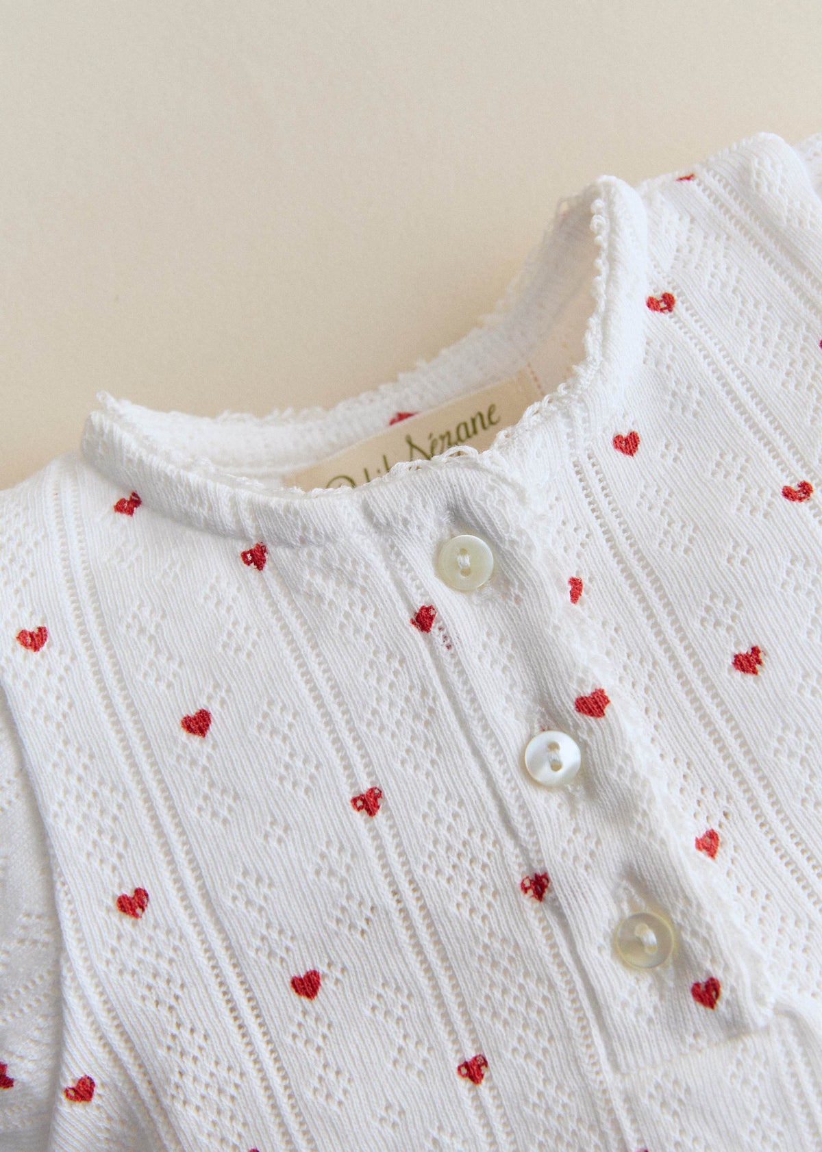 T-Shirt Simone - Imprimé Coeur Rouge