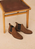 Bottines Chelsea Woody - Daim Camel
