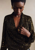 Blouse Abelita - Noir Doré