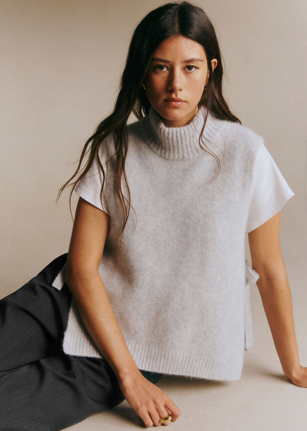 Pull Axel - Gris Chiné Perle