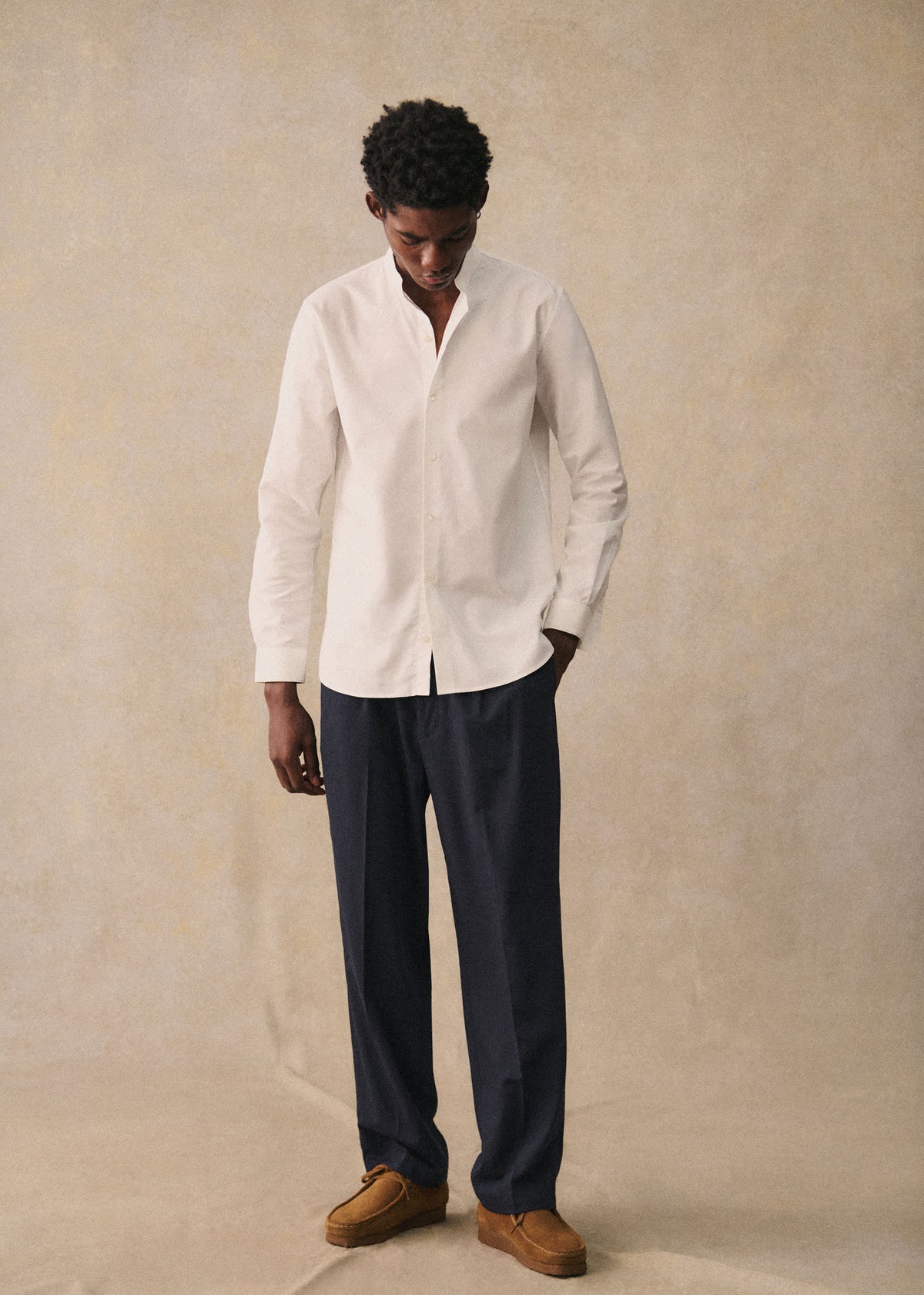 Chemise Edgar Pinpoint - Blanc