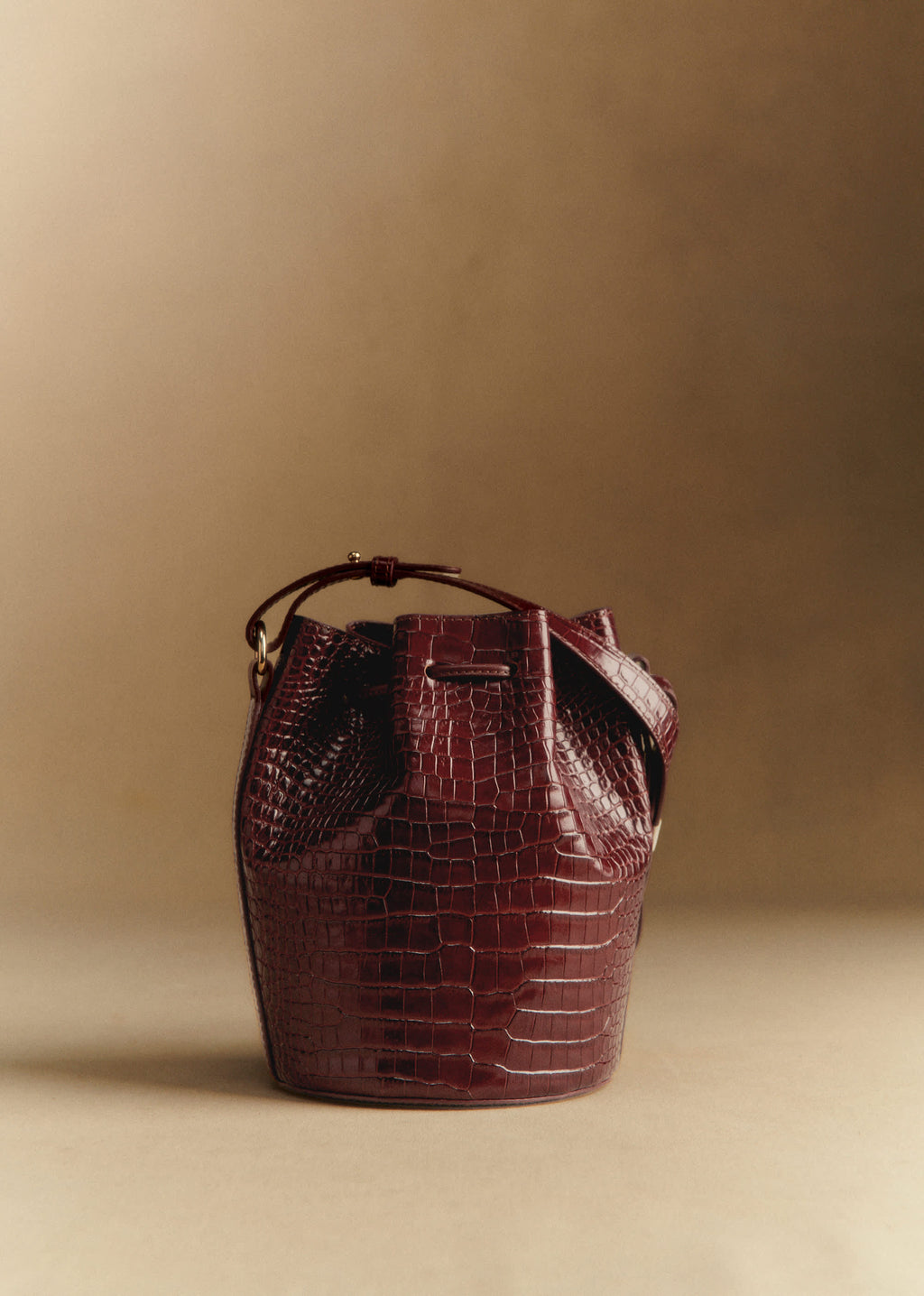 Bourse Mini Farrow - Choco Croco