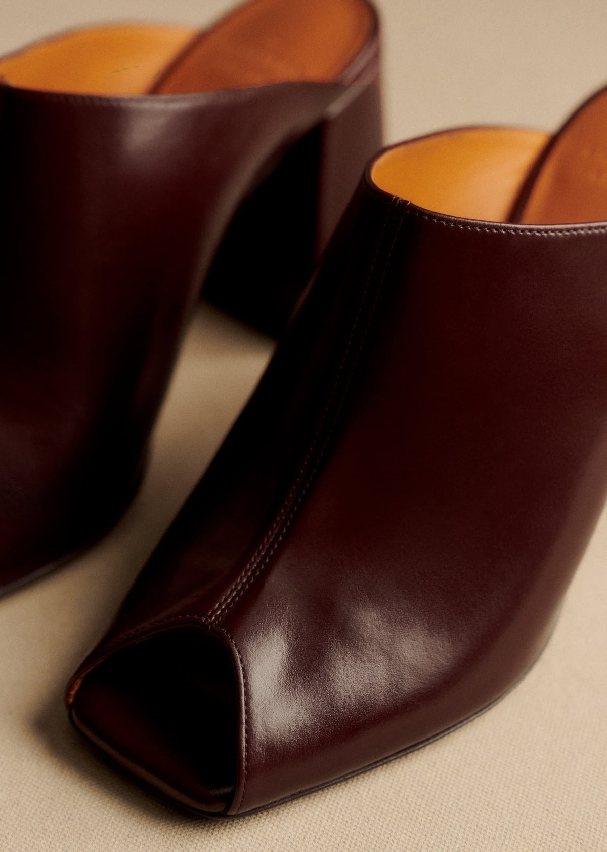 Mules High Bruna - Bordeaux Glacé