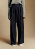 Pantalon Loulou - Rayures Tennis Ecru Marine