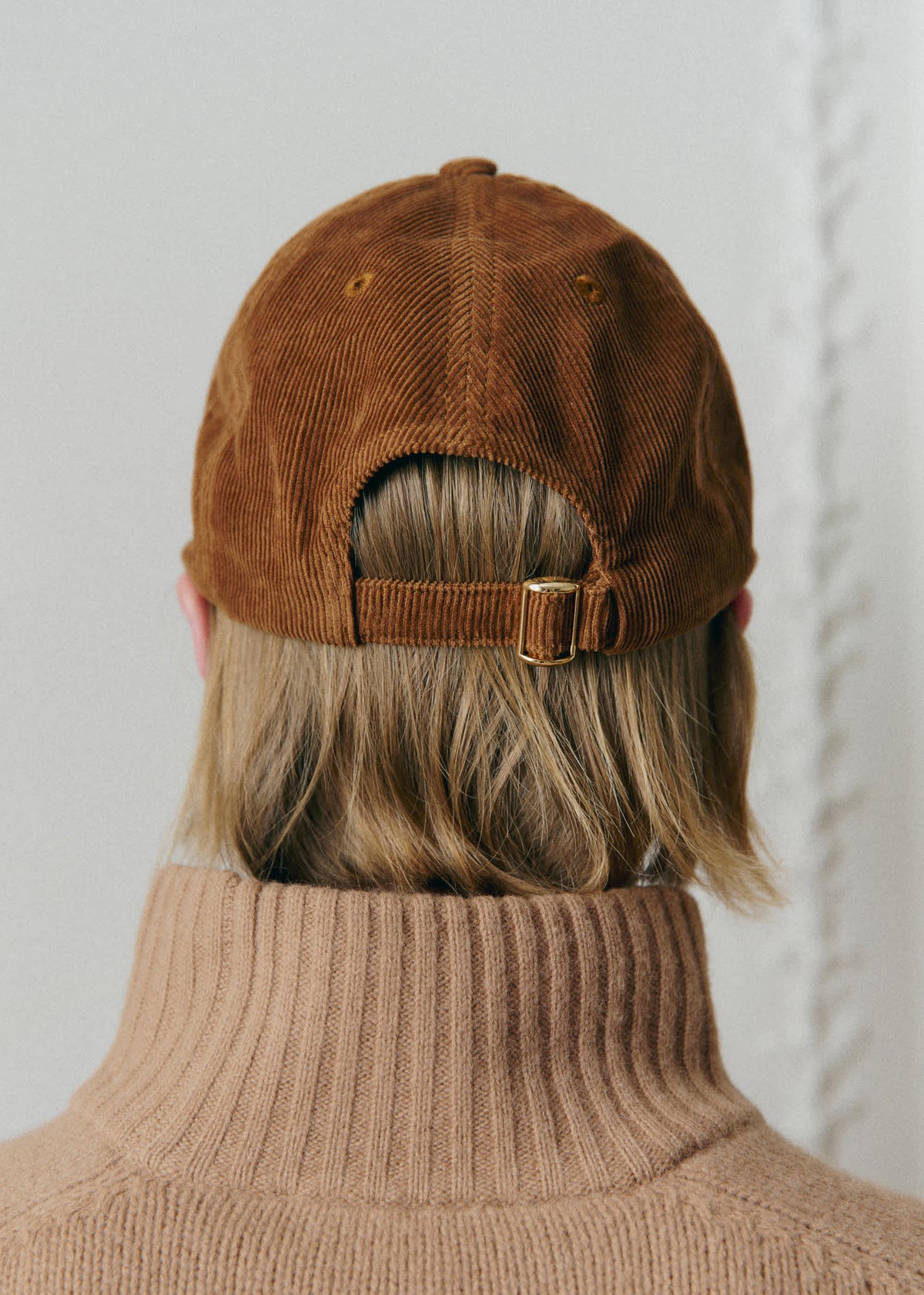 Casquette velours côtelé - Camel