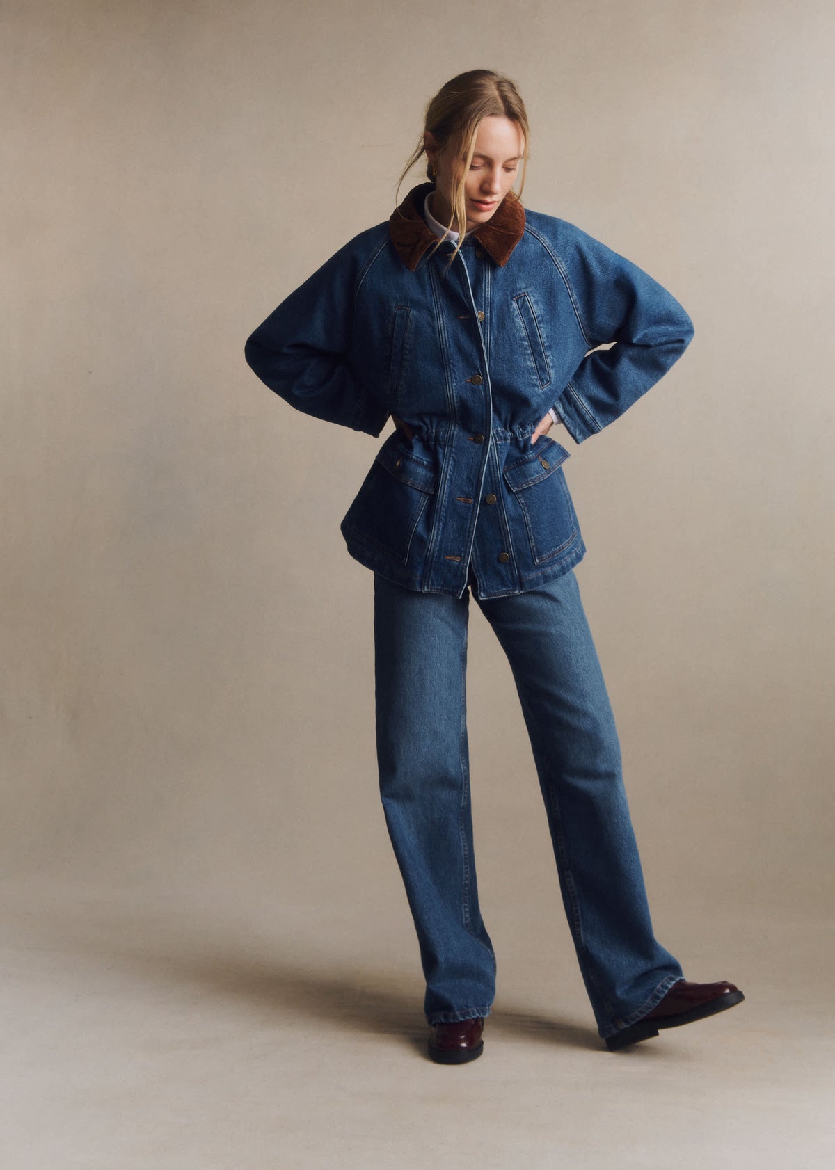 Manteau Edgard - Bleu Denim