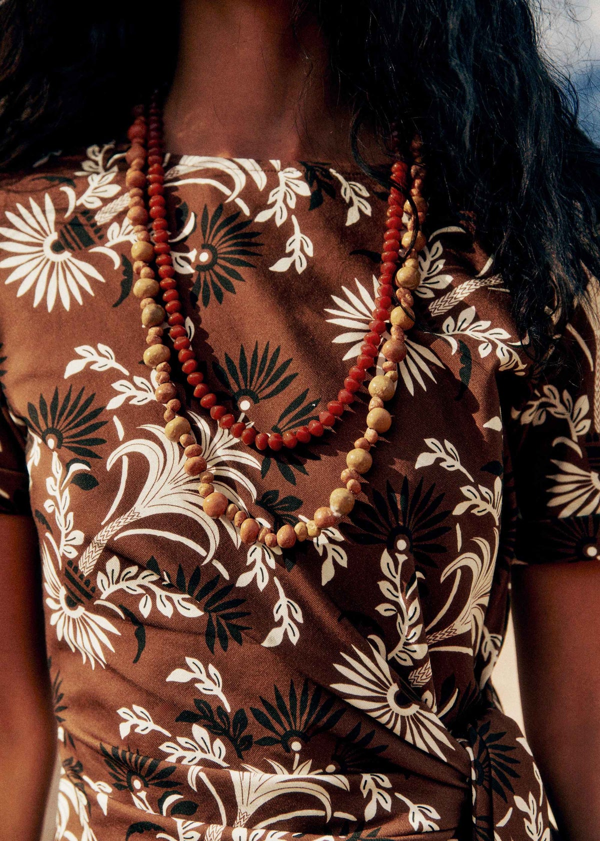 Robe Pippa - Sézane x Inoui Editions - Imprimé Mykonos