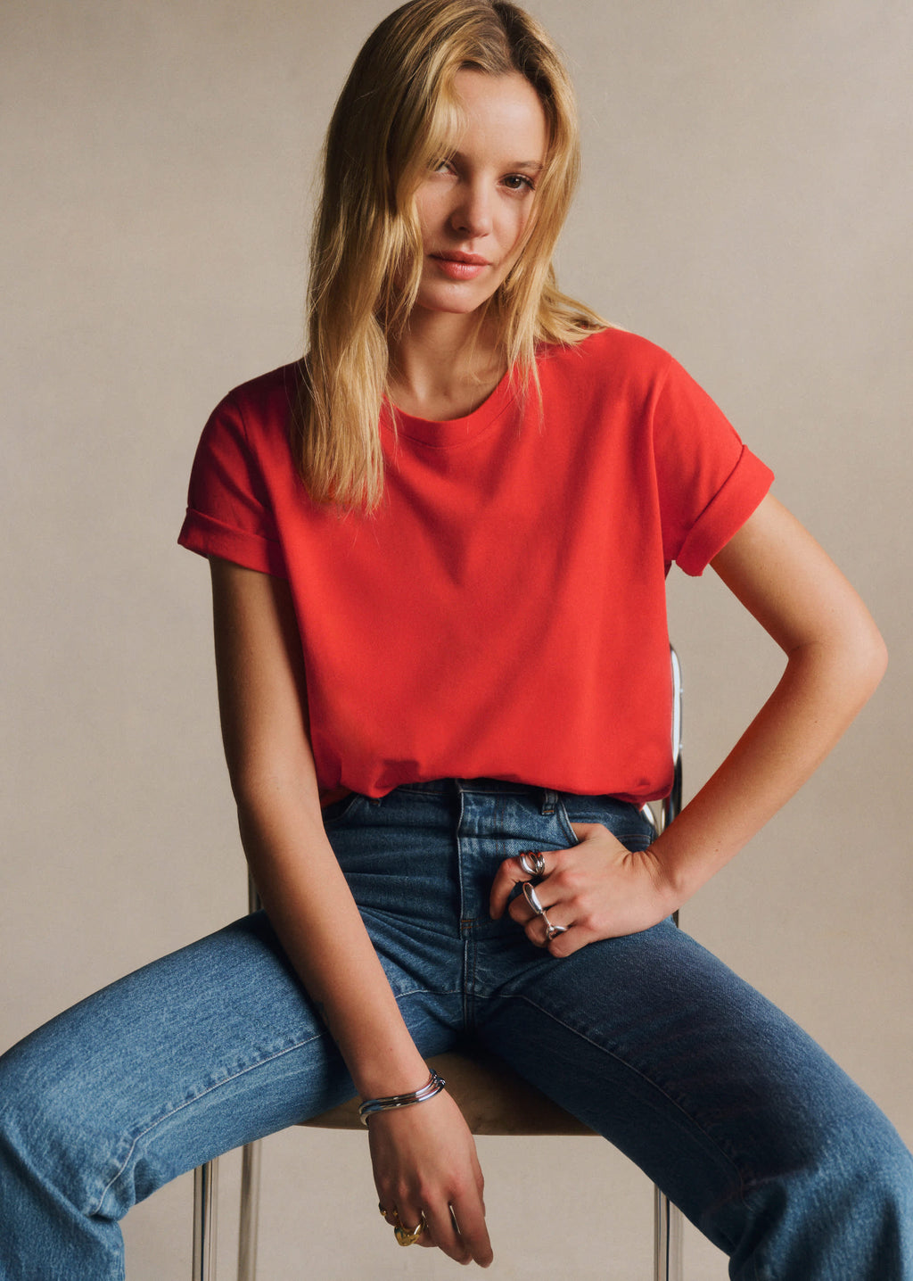 T-Shirt Conrad - Rouge Vif
