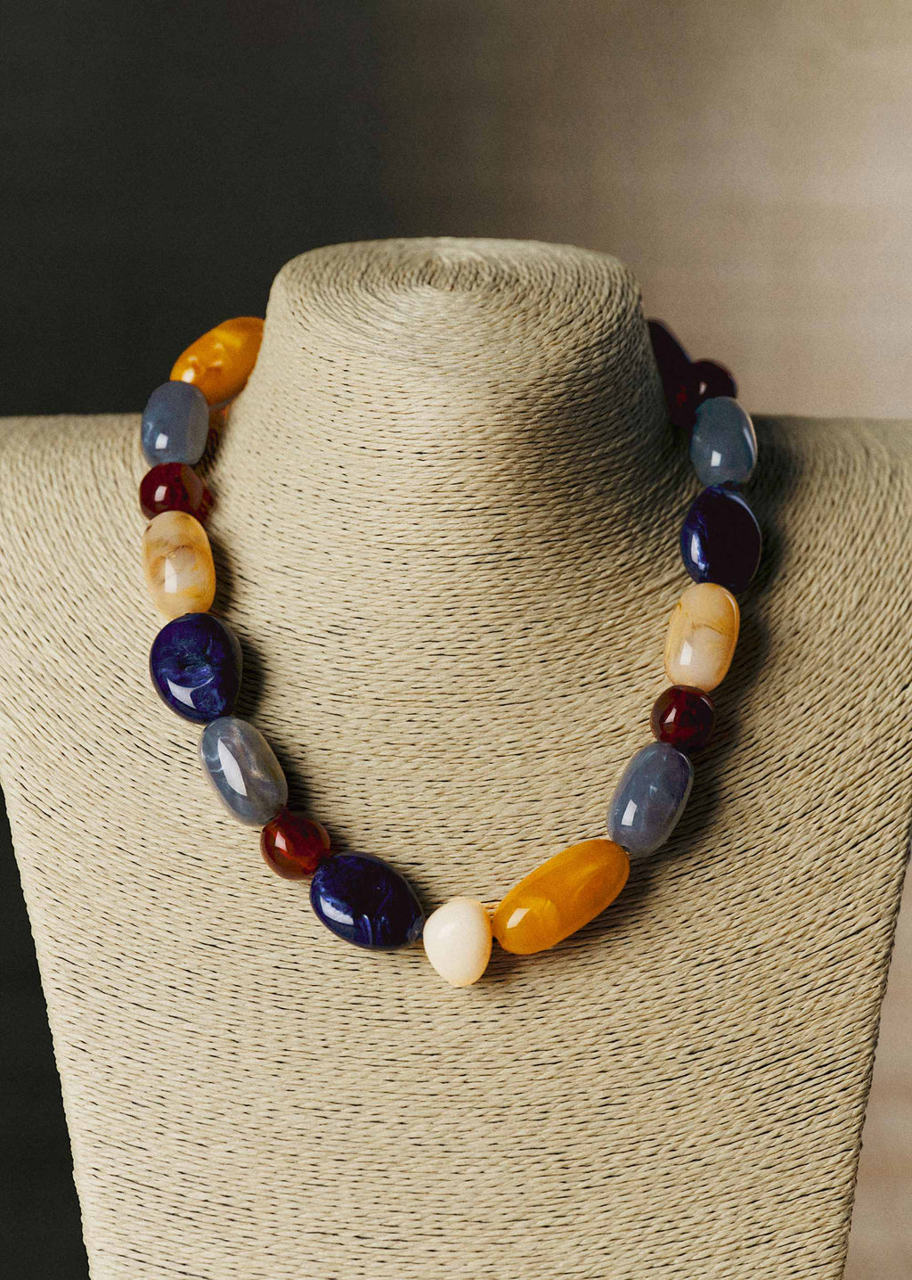 Collier Morgane - Bleu Océan Multi