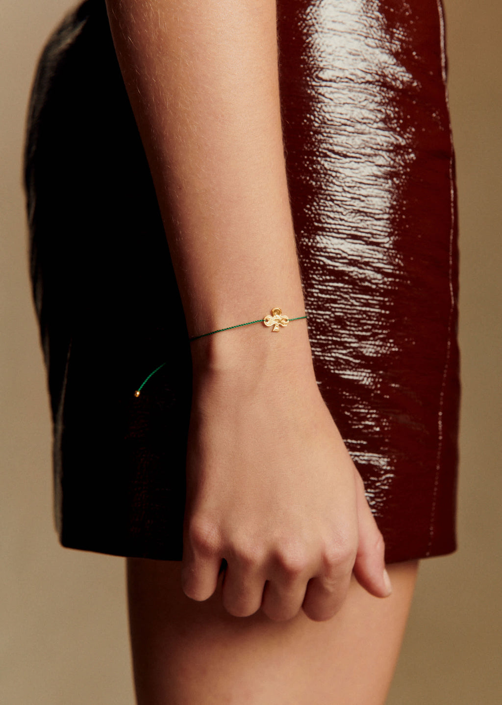 Bracelet Lily - Trèfle Vert