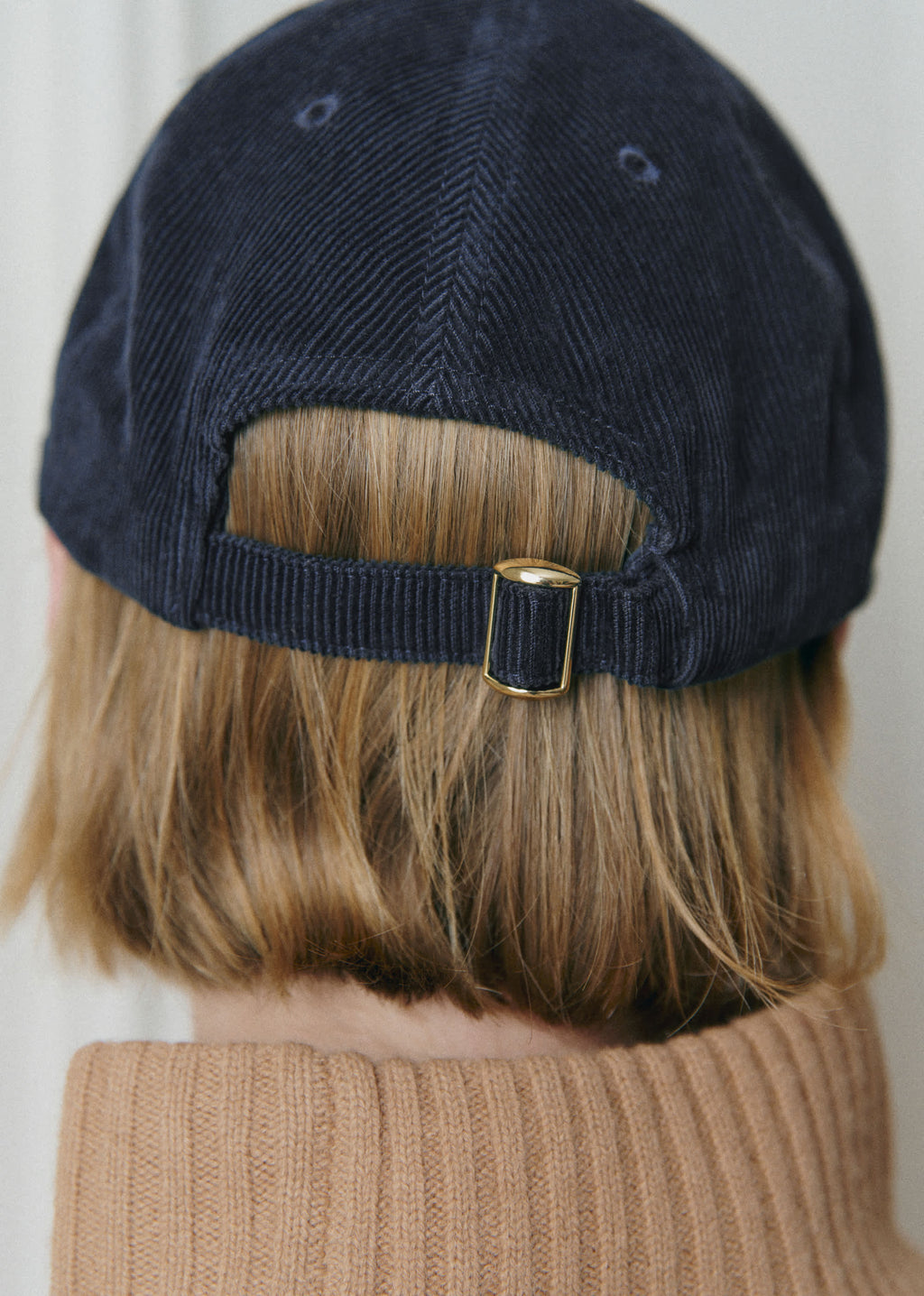 Casquette velours côtelé - Marine