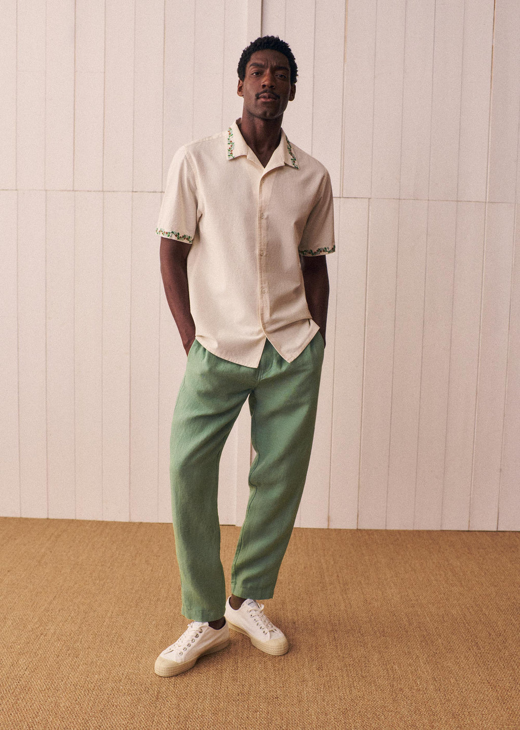 Pantalon Shane Lin - Vert Clair