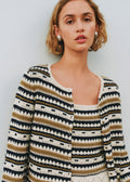 Gilet Mara - Écru / Marine