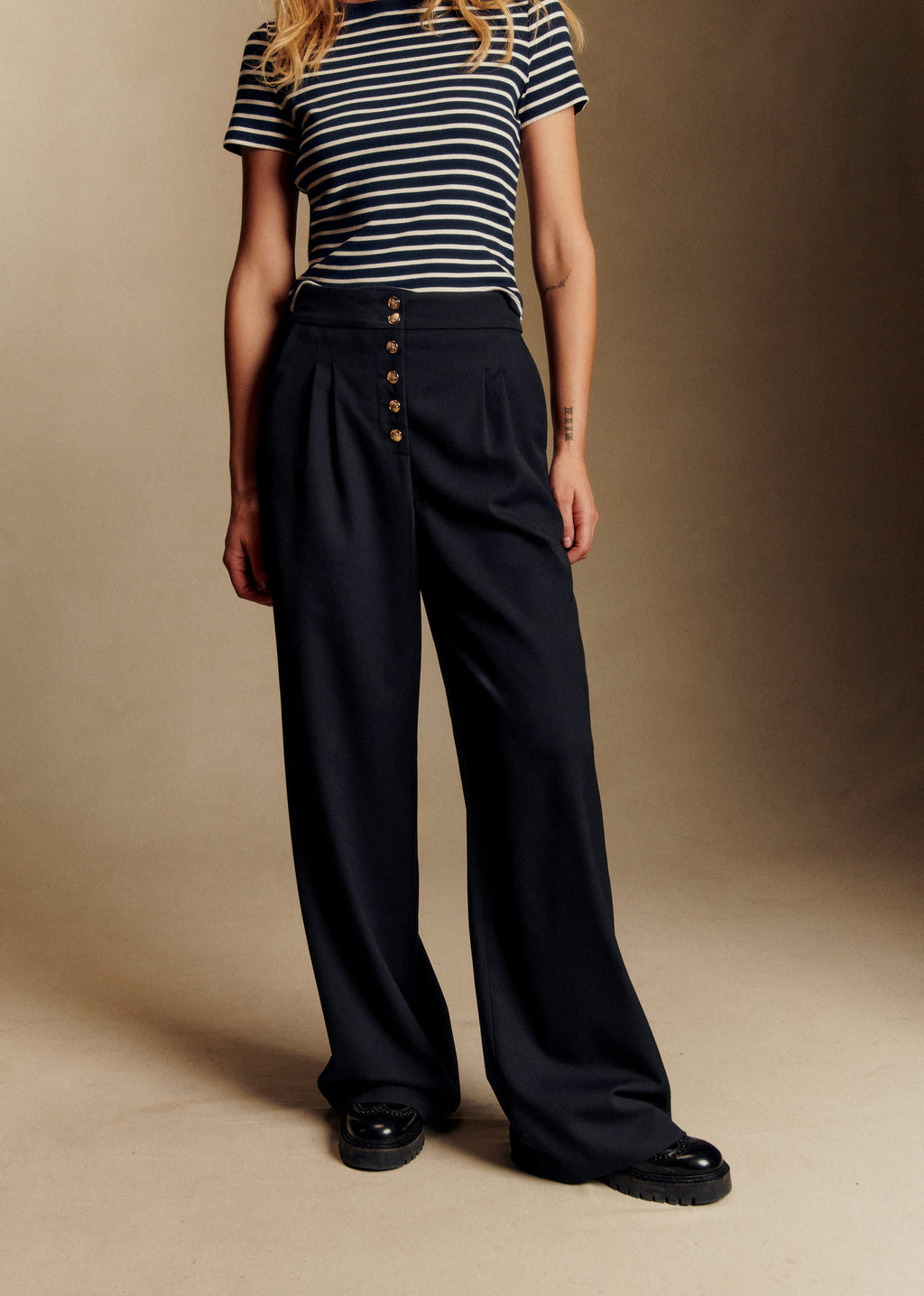 Pantalon Cesar - Marine Foncé