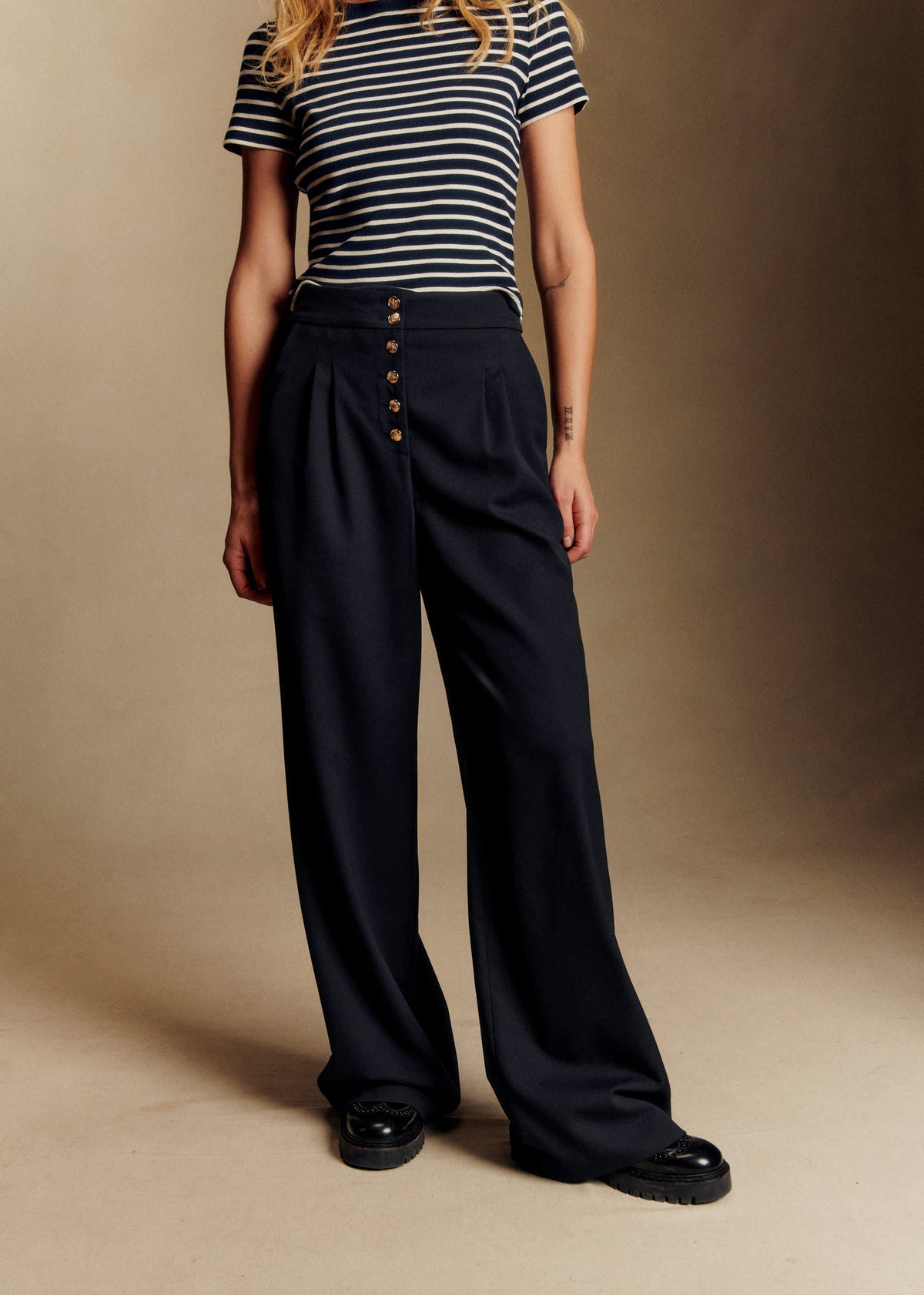 Pantalon Cesar - Marine Foncé