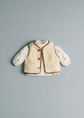 Veste Balthazar - Ecru / Café