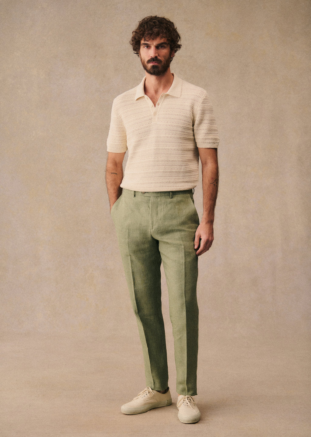 Polo Maille Pietro - Écru