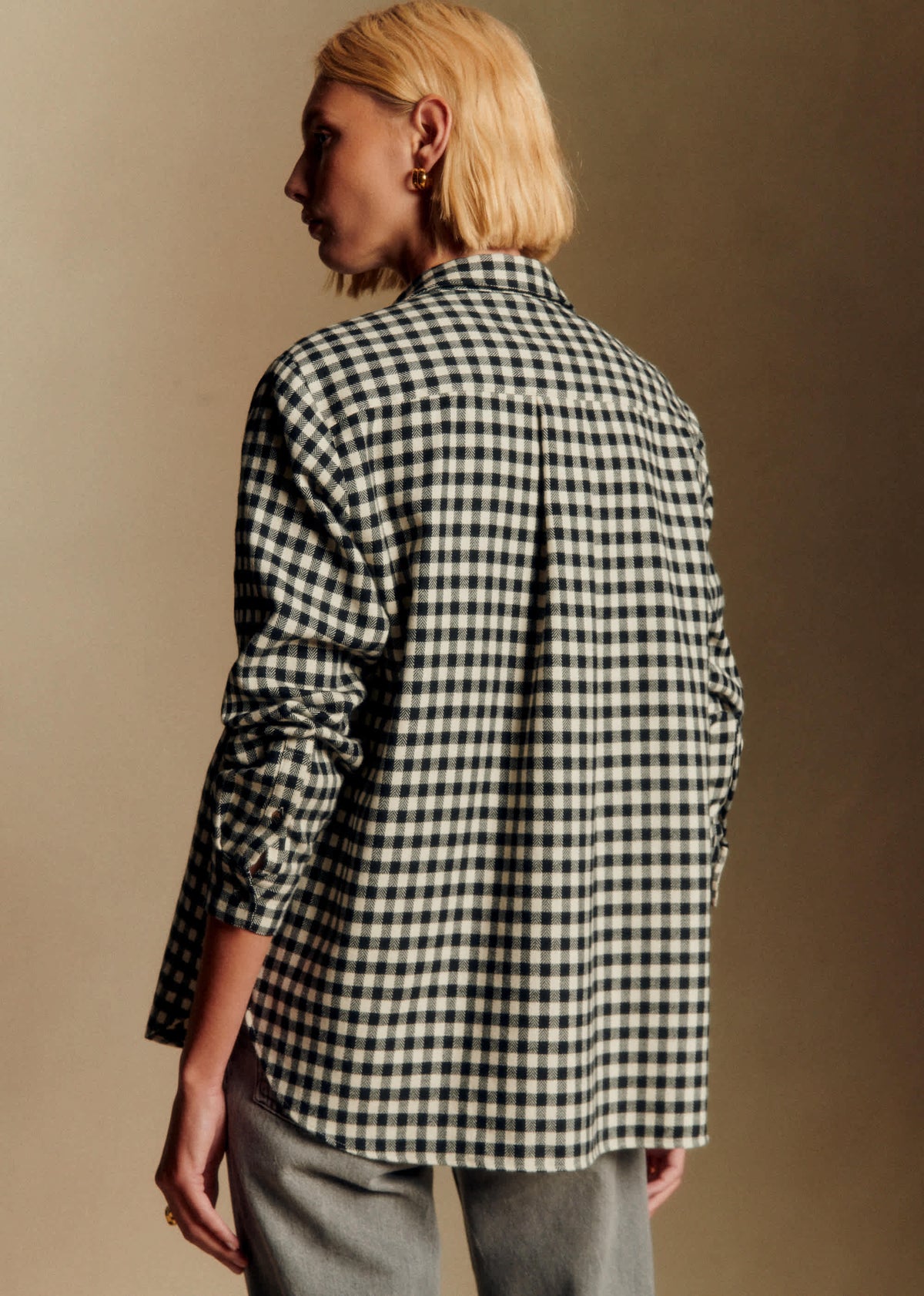 Chemise Max - Carreaux Noir Ecru