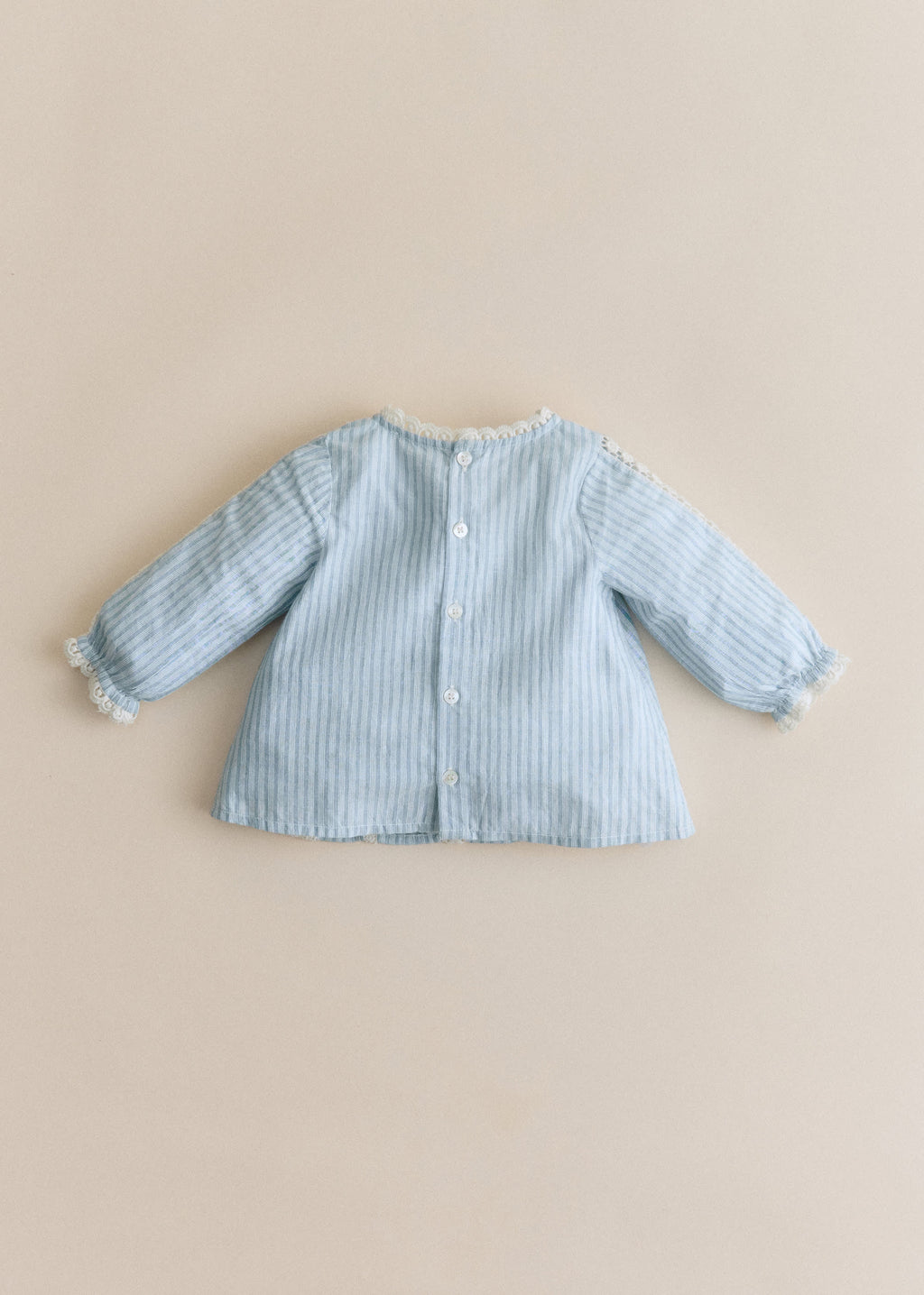 Blouse Ryma - Rayures Bleu Ecru