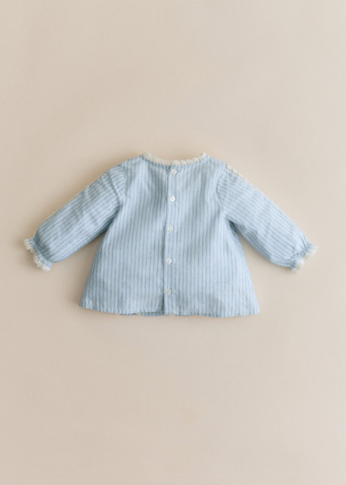 Blouse Ryma - Rayures Bleu Ecru