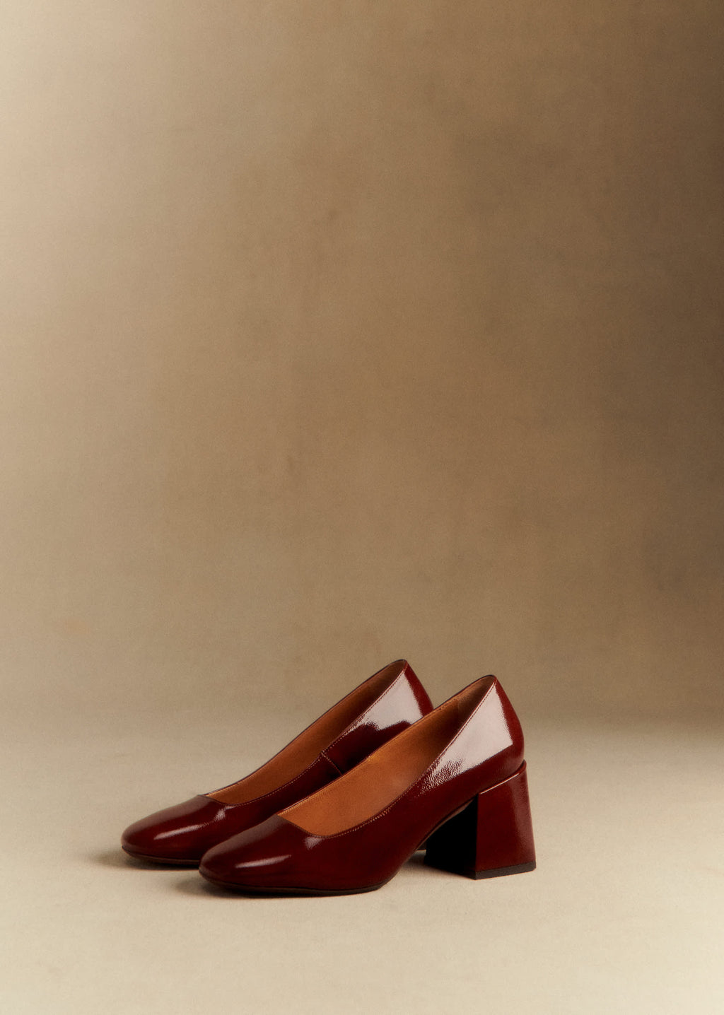 Escarpins Alix - Acajou Vernis