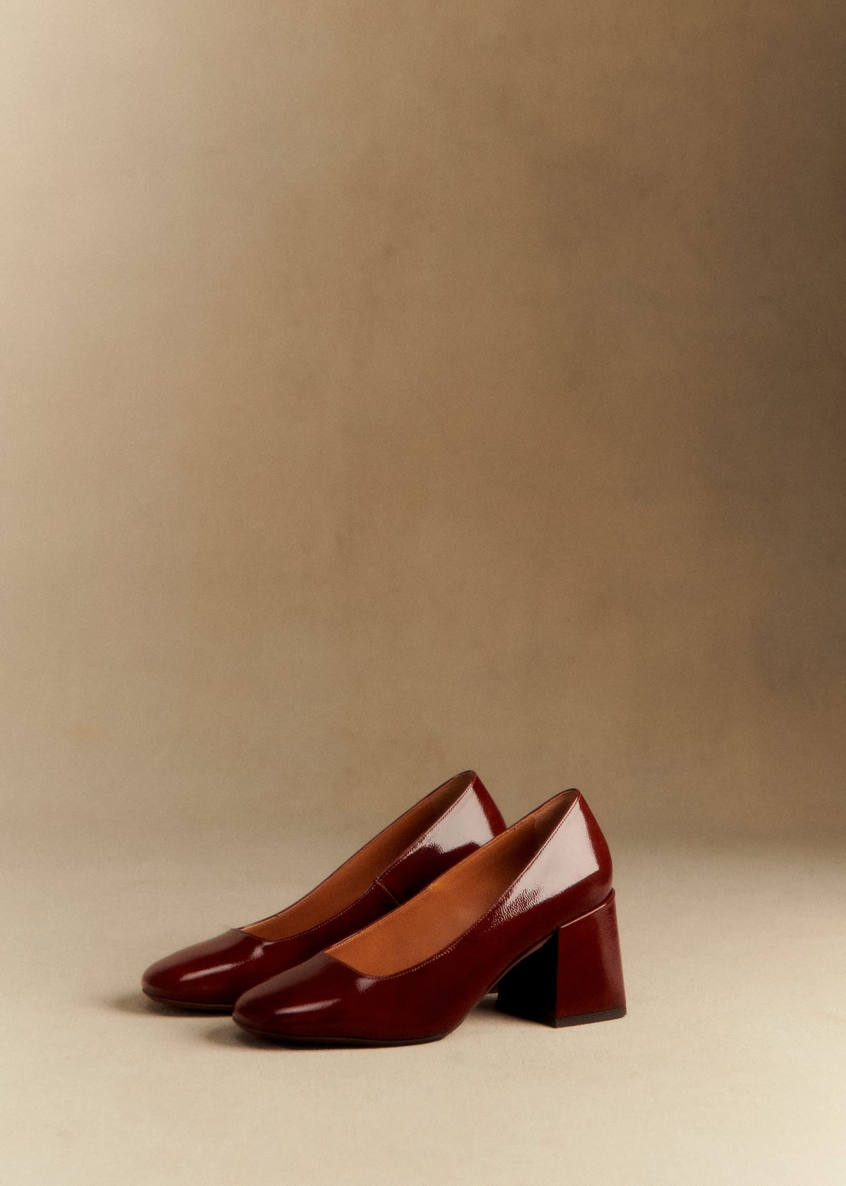 Escarpins Alix - Acajou Vernis