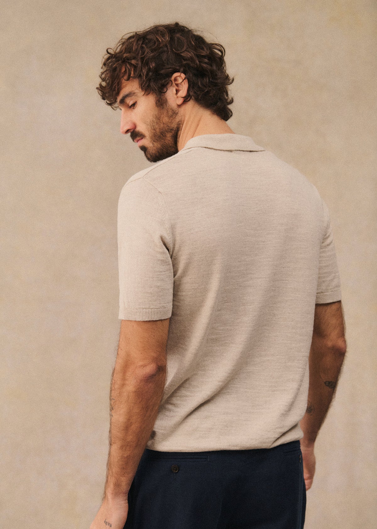 Polo Maille Joan - Écru