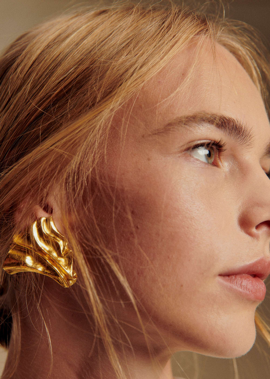 Boucles d'oreilles Nora - Doré