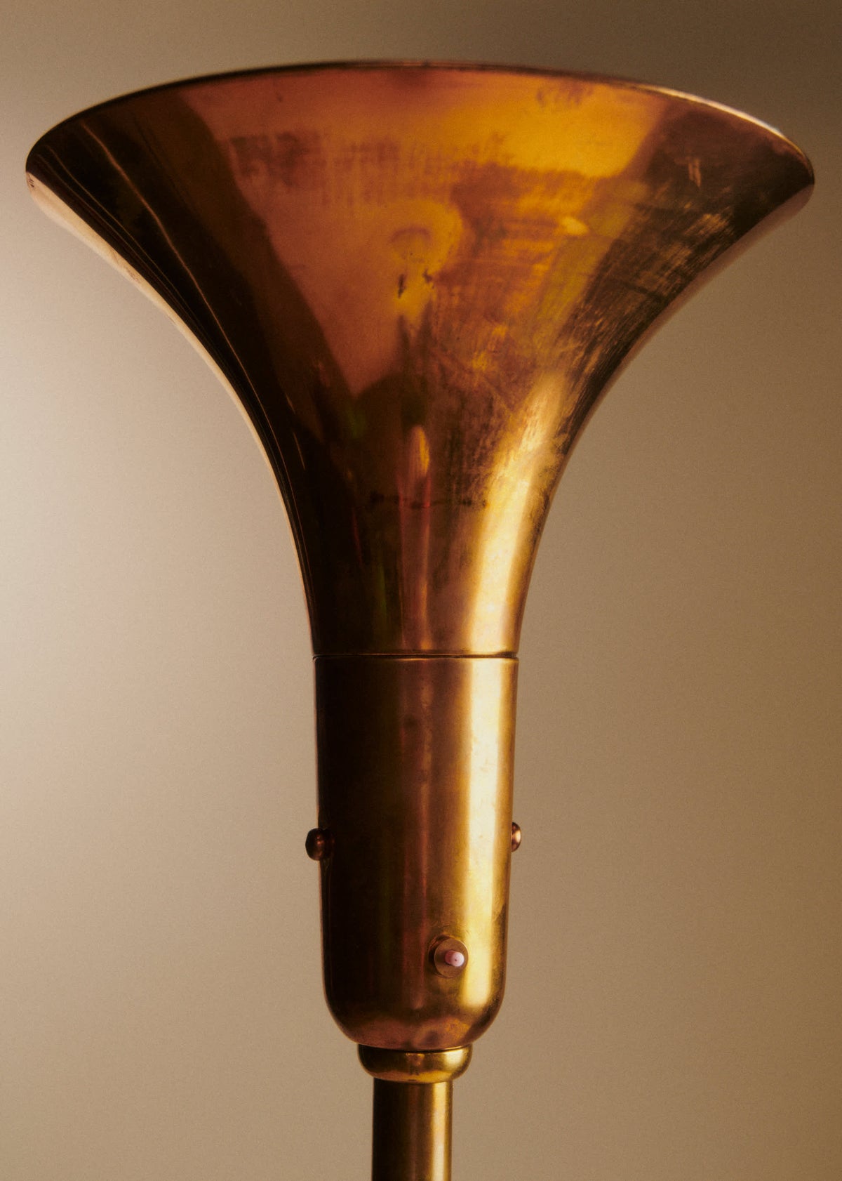 Lampadaire laiton art déco vintage - Laiton