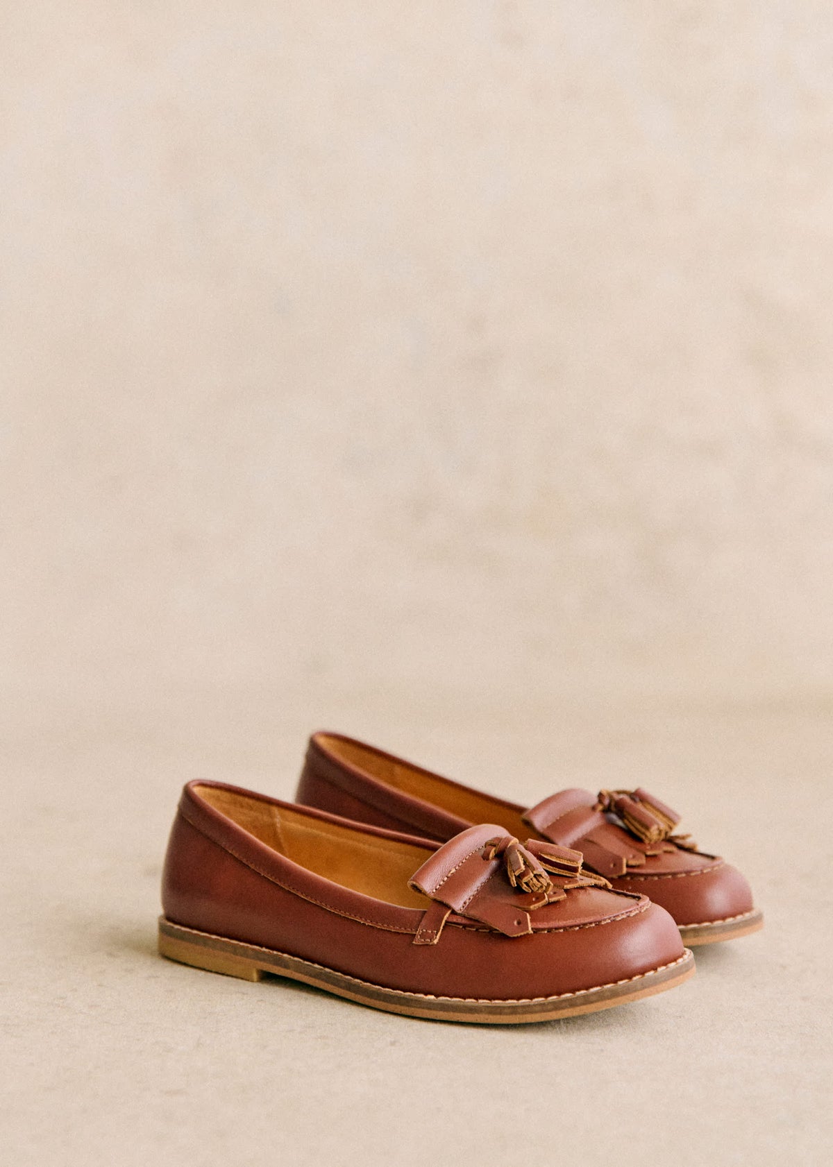 Mocassins Lisa - Cuir Naturel Héritage