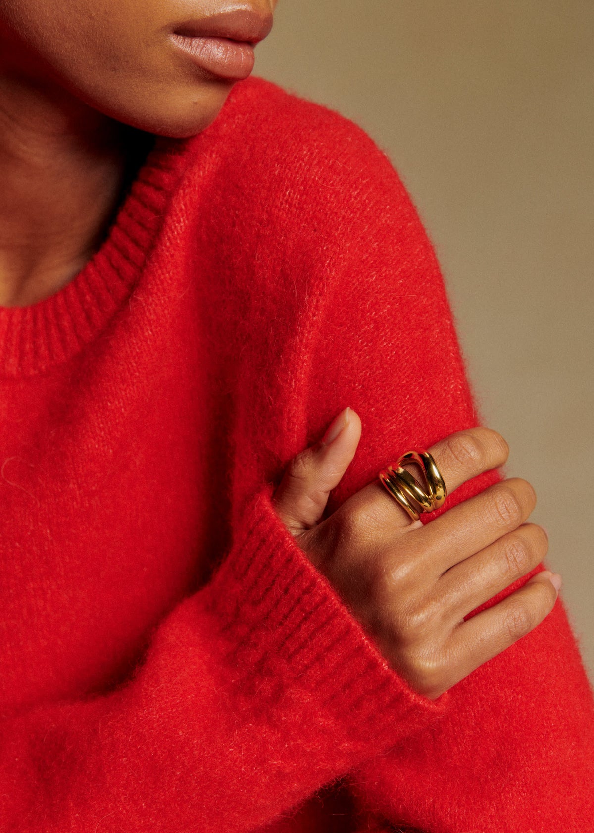 Pull Amiel - Rouge