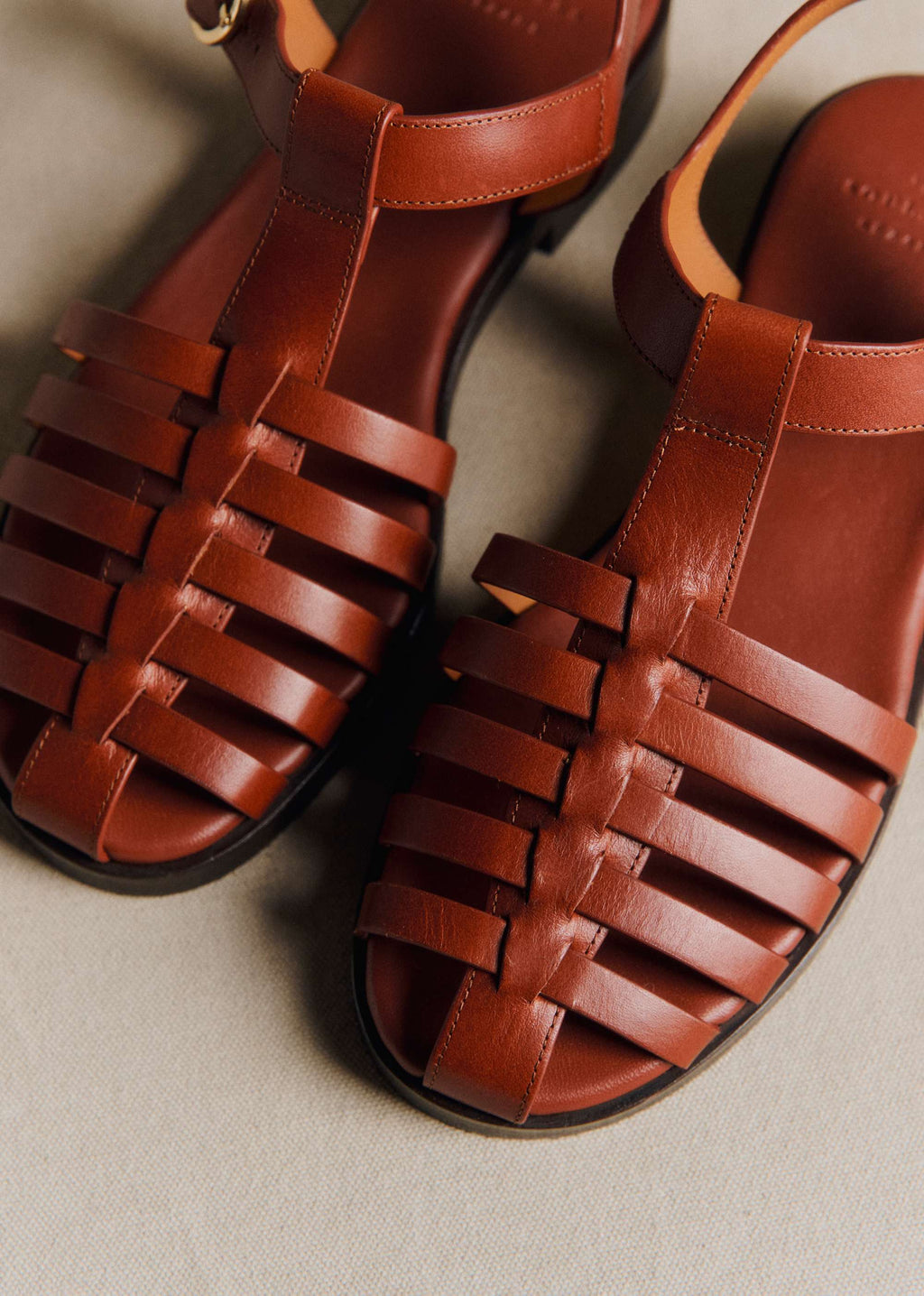 Sandales Low Carla - Cuir Naturel