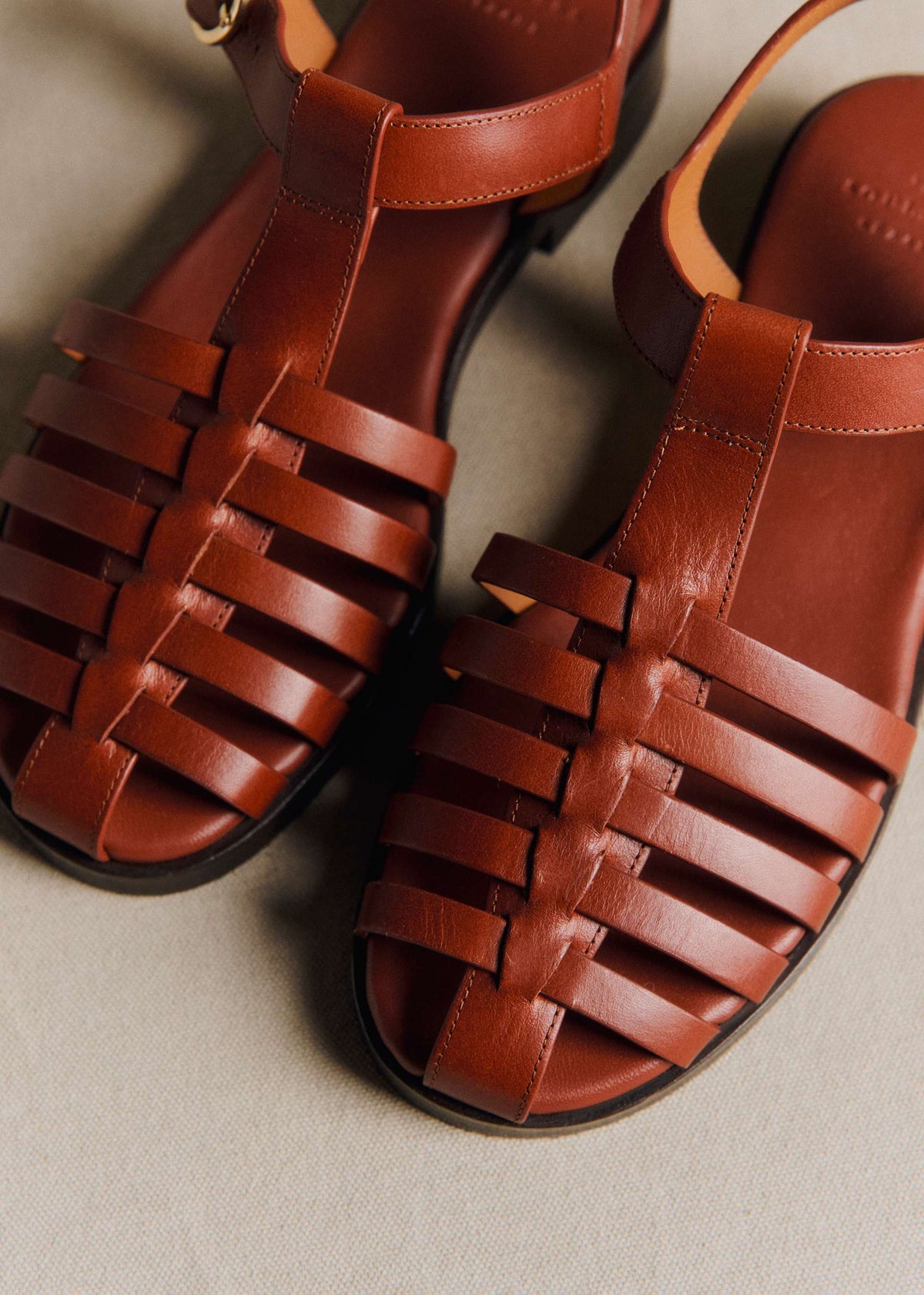 Sandales Low Carla - Cuir Naturel