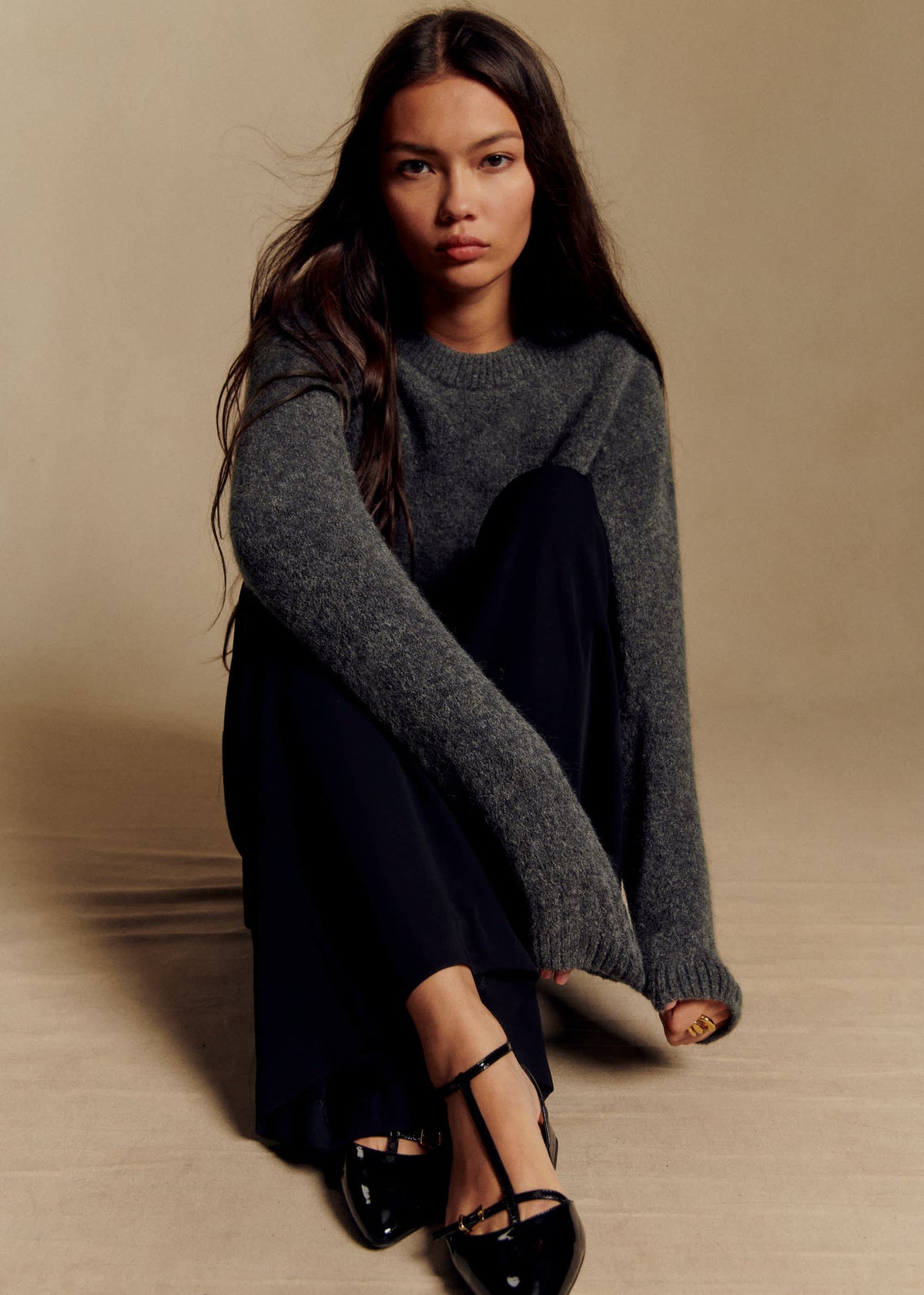 Pull Amiel - Gris Foncé