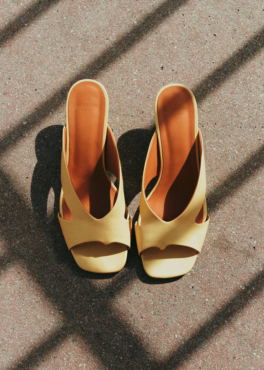 Mules Ingrid - Jaune Vintage