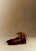 Ballerines Low Leocadie - Brique Velours