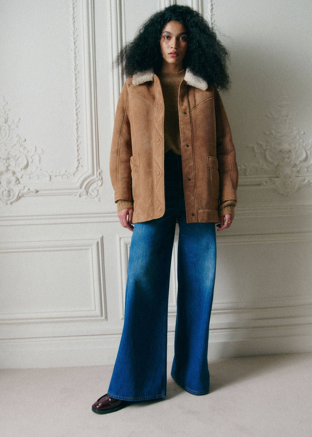 Manteau Nico - Caramel Ecru