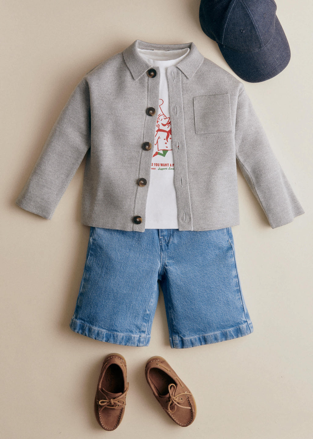 Gilet Bosco - Gris Chiné