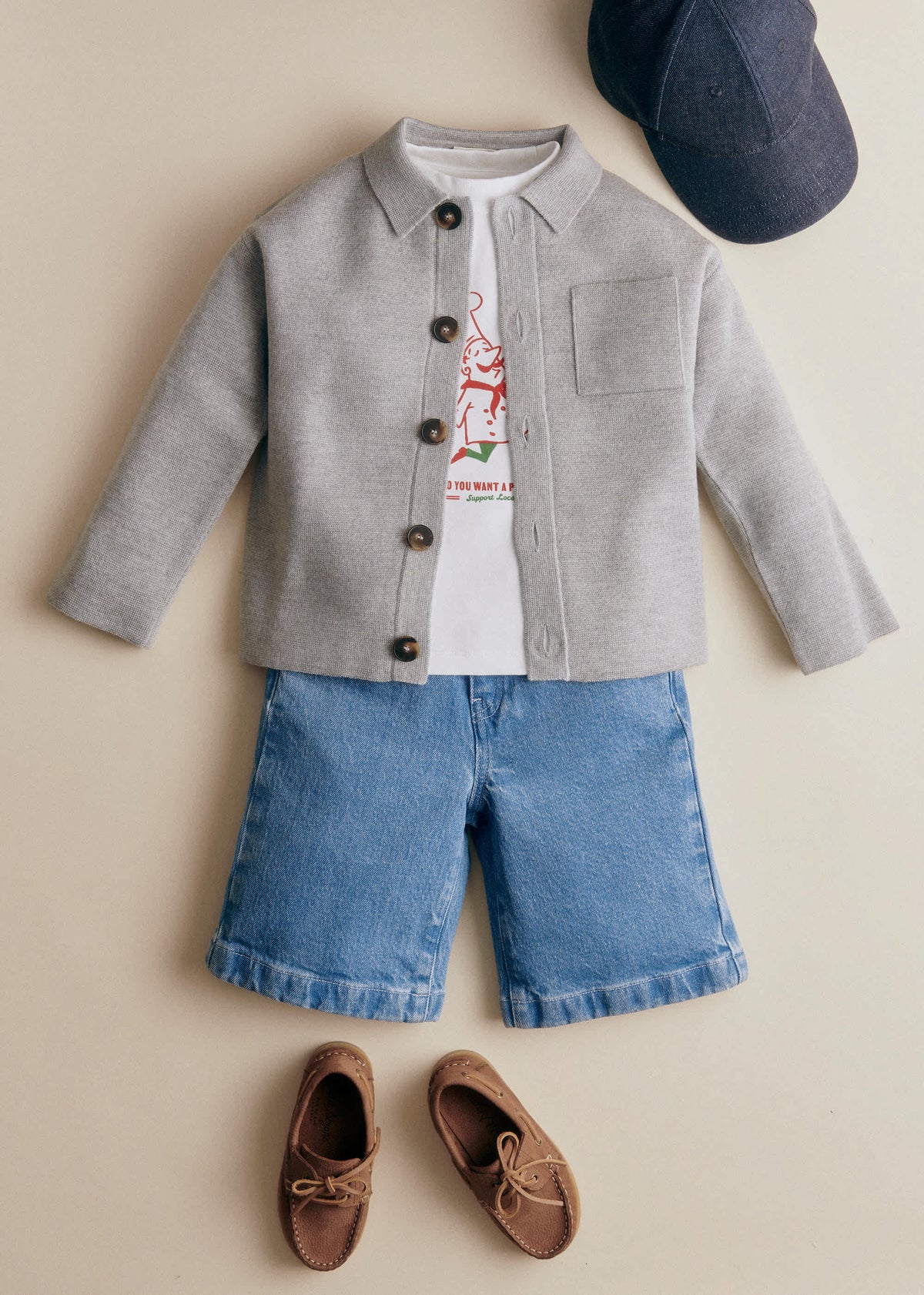 Gilet Bosco - Gris Chiné