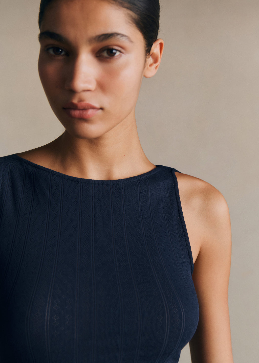 Top Fanny - Pointelle Marine