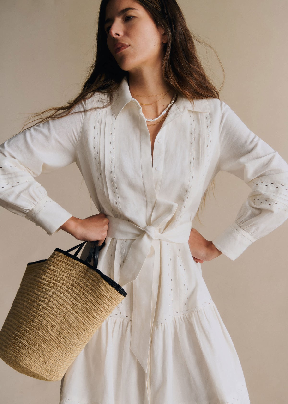 Robe Jacky - Ecru
