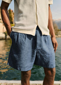 Short Jared - Bleu Chiné
