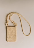 Pochette Tasha - Raphia Naturel Ajouré