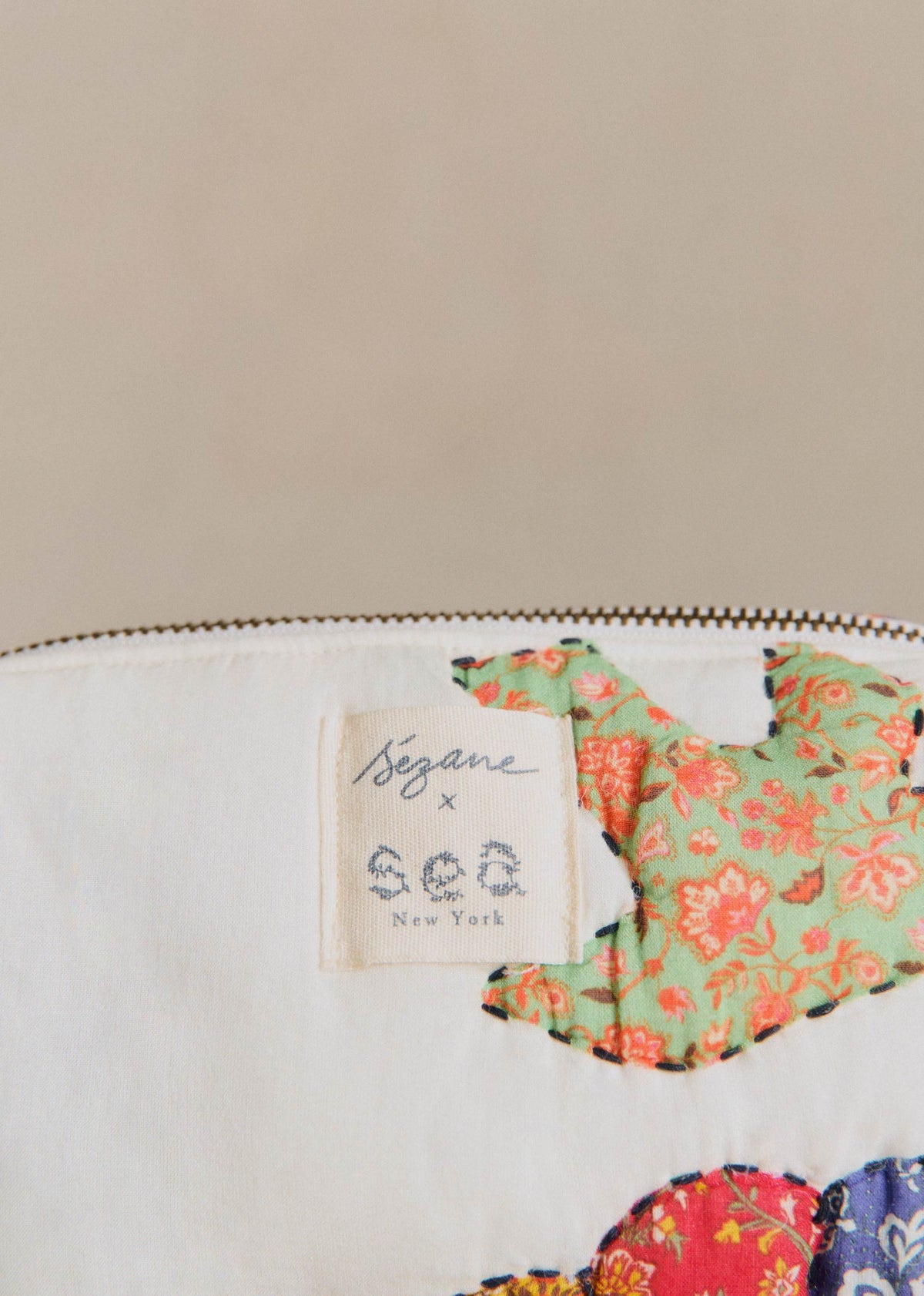 Trousse de beauté - Sézane x Sea NY - Patchwork Woodstock