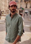 Chemise Charlie Oxford - Vert Argile