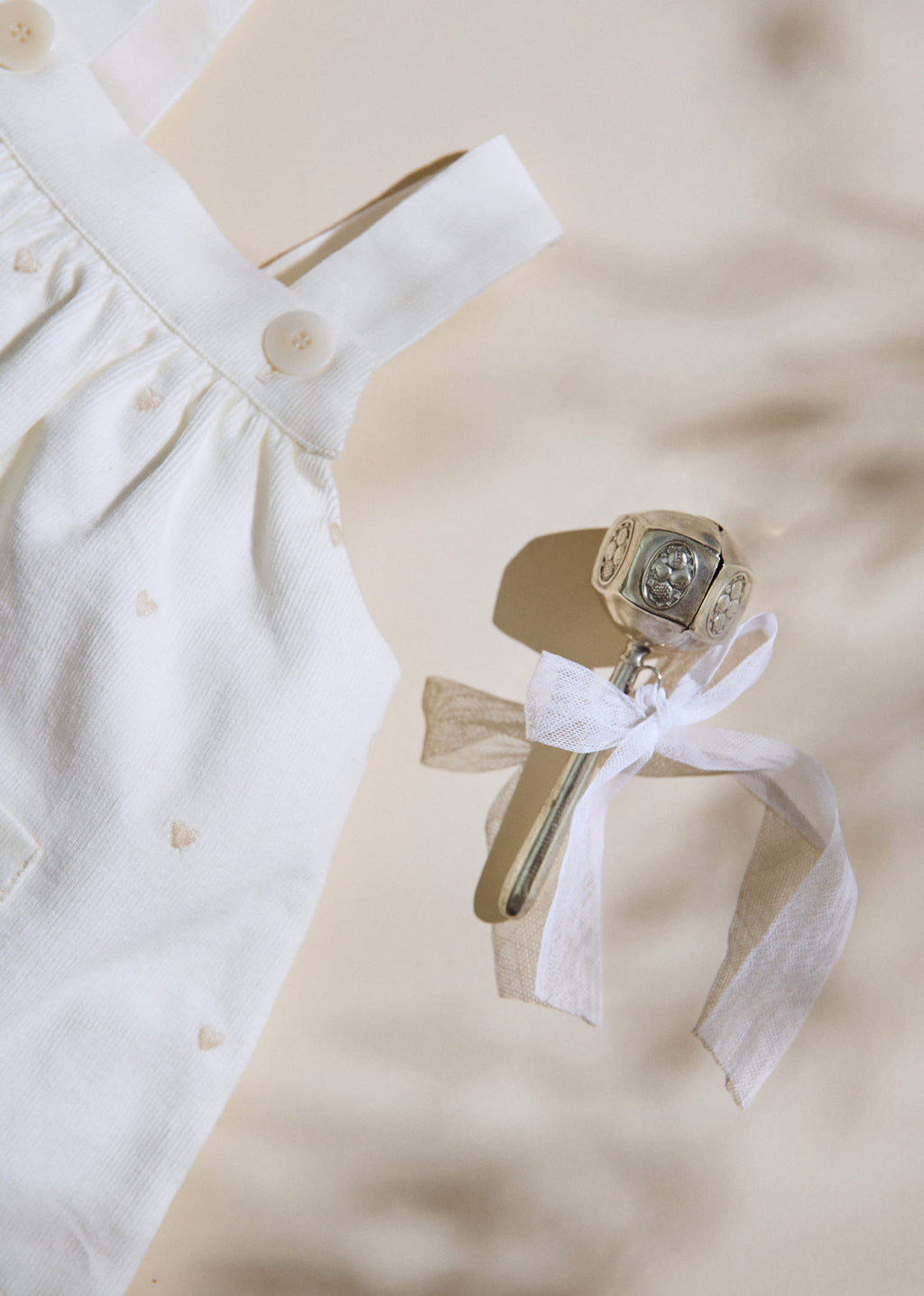 Robe Gigi - Crème / Coeur doux