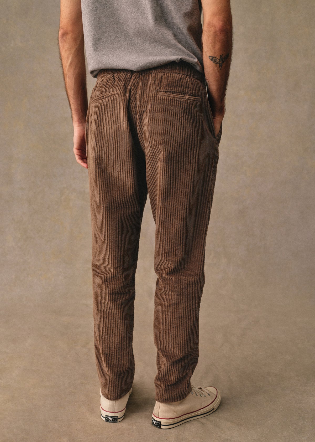Pantalon Danny Velours - Tabac