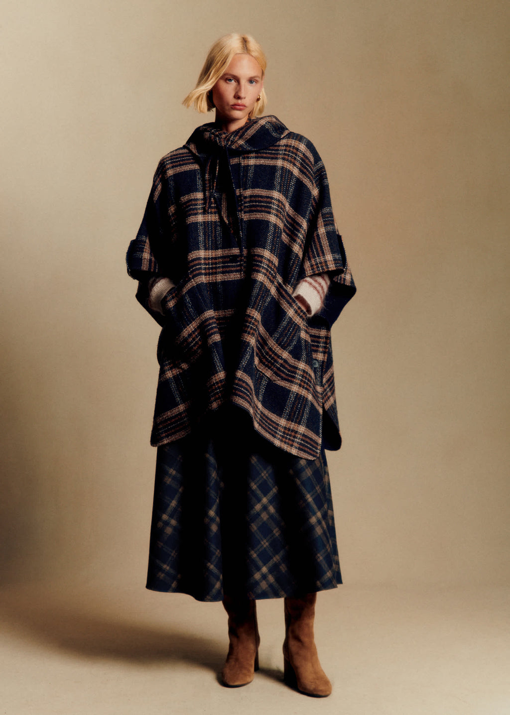 Manteau Gabriello - Bleu Ocre