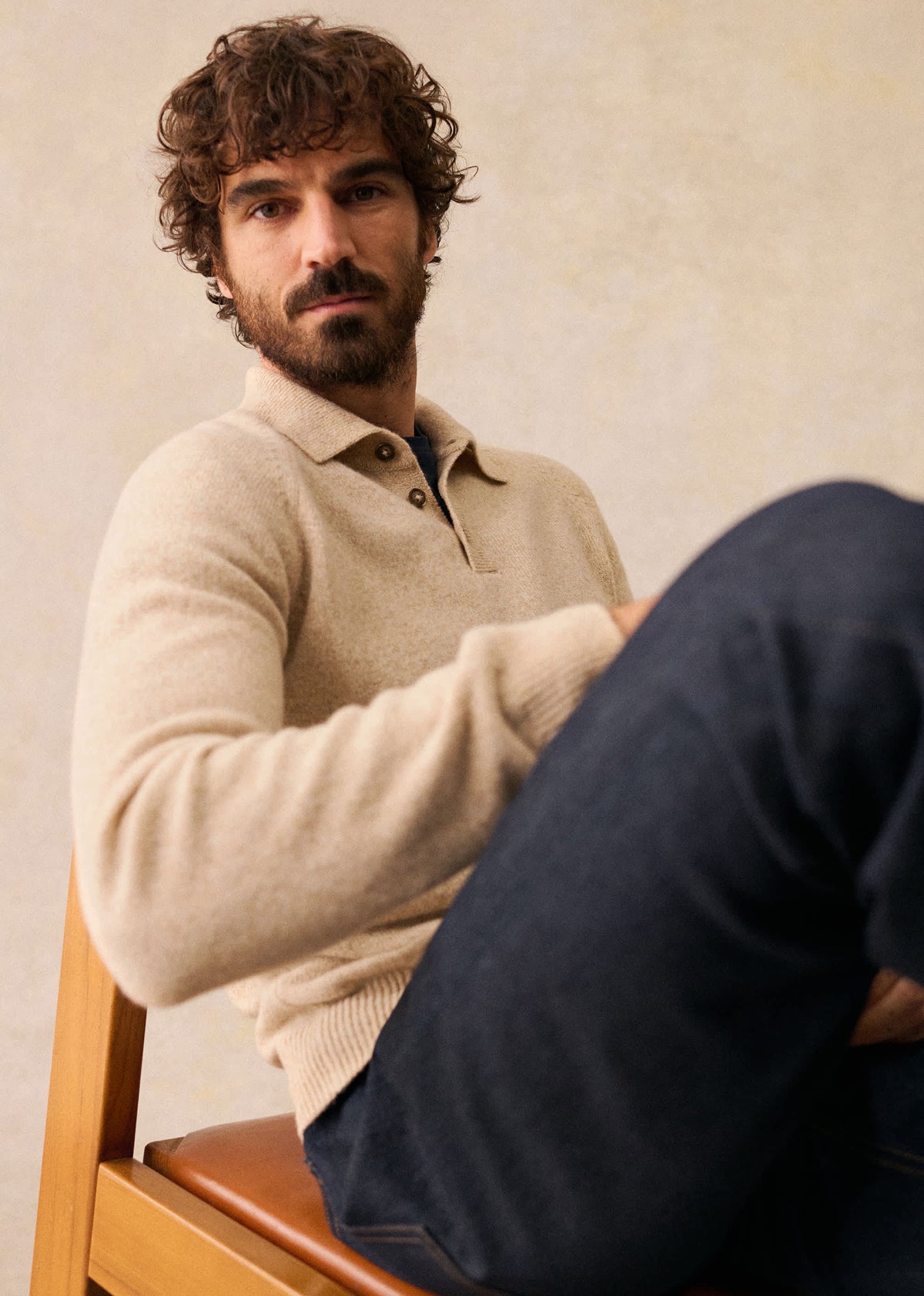 Pull Moreno - Beige Mouliné